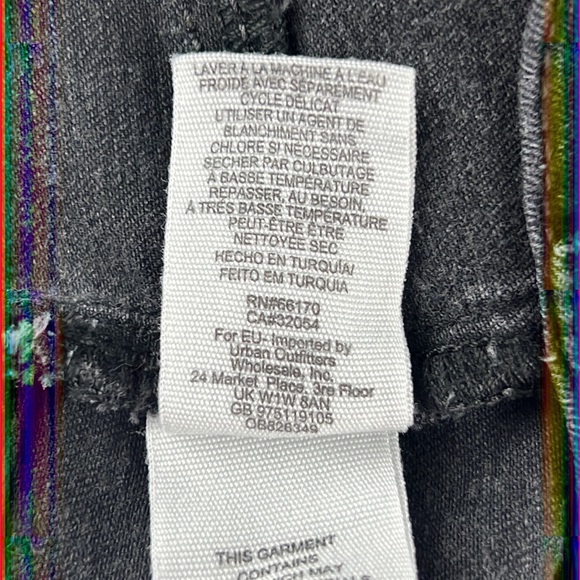 Free People Skinny Jeans 61855-16515125 Black Sz: W27R - Picture 12 of 13